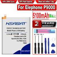 HSABAT 100% New 5100mAh Battery for Elephone P9000 / Elephone P9000 Lite