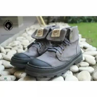 MND FOOTWEAR - Sepatu Boots Pria Blackmaster Palladium Hand Made Bandung 39 Abu