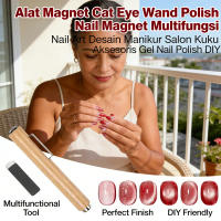 Stik Magnet 3in1 Cat Eye & Nail Art - Alat Desain Kuku Magnetik Bulat, Kotak, Silinder dengan Batang