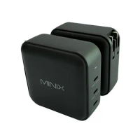 MINIX NEO P140 GaN Wall Charger with 3 USB-C Ports 140W Fast Charger for Phone/Tablet,Laptop, EU/US/UK Plug Adapter