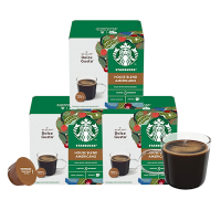 雀巢咖啡DOLCEGUSTO 星巴克家常美式咖啡膠囊12顆X3盒