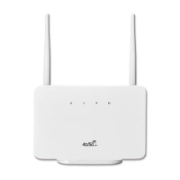 US Plug 4G Wireless Router 300Mbps 4G Router Wireless Modem External Antenna with Sim Card Slot for Home Travel Work