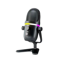 USB Condenser Microphone RGB Esports Gaming Microphone Desktop Microphone Computer Recording Microphone