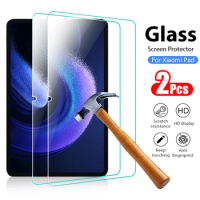 2PCS Tempered Glass For Xiaomi Mi Pad 6 Max 14 Inch Screen Protector For Xiaomi 6 6s 5 Pro Redmi Pad SE Tablet Protective Film