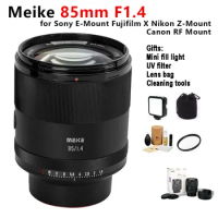 Meike 85mm F1.4 Auto Focus Medium Telephoto STM Full Frame Large Aperture Portrait Lens for Nikon Z/Sony E Cameras Lens