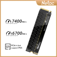Netac 4tb SSD nvme 7400MB/s M.2 2280 NVMe PCIE4.0 SSD 512gb 1tb 2tb Hard Drive Internal Solid State Disk for PS5 Laptop Desktop