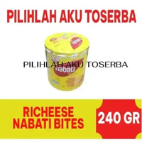 Richeese Nabati Wafer Keju 240 gr Kaleng - ( HARGA 1 DUS )