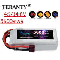 14.8V 4S Lipo Battery 5600mAh 60C with deans Plug RC Batteries for RC Car Boat RC Helicopter Airplane Truck Truggy XT60/XT90
