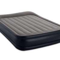 INTEX 64136 Dura-Beam airbed Queen Deluxe Pillow Rest foldable air mattress