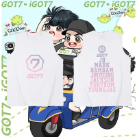 พร้อมส่งNEW เสื้อแขนกุด \  GOT7 \" ลูกนก IGOT7 ผมมาหาพวกคุณ! เสื้อกั๊กแขนกุด ผ้าCotton Girl's Tank T