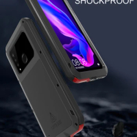 LOVE MEI Metal Waterproof Case For Huawei P50 P40 P30 P20 Pro Lite Shockproof Cover For Huawei Mate 40 30 Pro Cover Capa