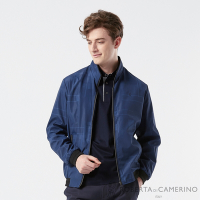 【ROBERTA 諾貝達】男裝 藍色休閒外套-質地舒適柔軟-秋冬薄款