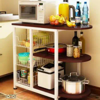 The kitchen shelf microwave landing kitchen appliances layer receive a shelf