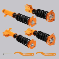 24 ways Adjustable Damper force Coilover Lowering Kit For Subaru Forester 98-02 Coilovers Suspension Struts