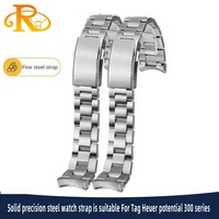 Solid precision steel watch strap is suitable For Tag Heuer potential 300 series WAY111/211 watch strap 21mm Watch Accessories