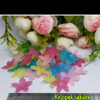 85 pcs Akrilik Kelopak Bunga Manik Kelopak Sakura Doff Akrilik Kelopak