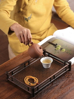 竹制奉茶盤茶托盤墊日式簡約實木功夫茶道零配茶台復古席面