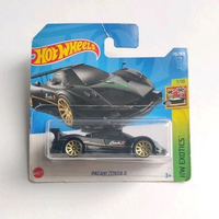 Hot Wheels Pagani Zonda R Black Short Card Limited Edition - HW EXOTICS