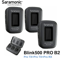 Saramonic 楓笛 Blink500 Pro B2 1對2無線麥克風 自動配對 直播 領夾式 收音