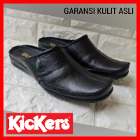 SANDAL PRIA KICKERS BUSTONG KULIT ASLI / SEPATU SANDAL FORMAL WEDDING / SANDAL SELOP ADAT LEBARAN CO