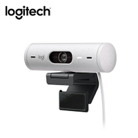 【最高22%回饋 5000點】Logitech 羅技 BRIO 500 網路攝影機 珍珠白 1080p