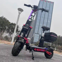 Powerful 8000W 72V E Scooters Manufacturers Dual Motor Off Road 14Inch Big Wheels Electric Scooter Wholesale For Adults
