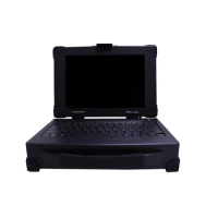 OEM Industrial Laptop J1900 / I3/ I5 / I7 CPU 10.1inch Industrial Portable Computer Rugged Laptop Speaker Black LCD IPS Intel
