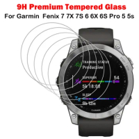 9H Premium Tempered Glass For Garmin Fenix 7 7X 7S 6 6X 6S Pro 5 5s Smart Watch Clear HD Screen Protector Film Accessoriess