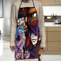 Gorillaz Apron Oxford Cloth Waterproof Men/Women Kitchen Apron Household Cleaning For Home And Kitchen Accessories