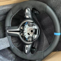 Suede Steering Wheel For BMW M3 M5 F10 F30 E90 F12 F13 E92 F06 F07 F80 F82 F83 F20 Steering Wheel Car Accessories
