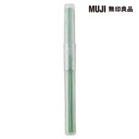 【MUJI 無印良品】PP按壓螢光筆芯/綠