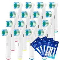 8/16/20 Replacement Toothbrush Heads Compatible with Oral B Electric Toothbrush- Precision Brush Heads Fits Braun Pro 1000 1500