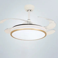 36-inch/42-inch invisible fan fan lamp modern simple home bedroom fan lamp dining room living room ceiling fan lamp