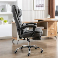 Electric Massage Office Chair Luxurious Recliner Rotate Boss Home Gaming Chair Bedroom Silla De Escritorio Office Furniture LVOC