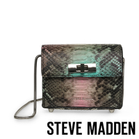 STEVE MADDEN--BMINSK-S 蛇紋翻蓋式斜背包-咖色