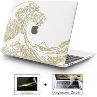 2024 Cover For Macbook Air 13.6 M3 A3113 Case M2 Pro 13 Case M1 M2 2020 Macbook Pro 14 A2992 Case 2024 Pro 16 A2991 Laptop Case