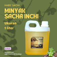HAB'S SACHI | Minyak Sacha Inchi 1 Liter - Super Food - Tinggi Omega - Sacha Inchi Oil