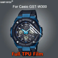 For Casio GST-W300 Smart Watch Ultra Clear Slim Repairable Soft TPU Hydrogel Film Screen Protector -Not Tempered Glass