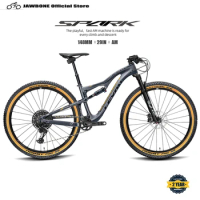 Lexon Full Suspension SPARK All Mountain Bike Frame 29er AM Boost 148mm MTB Trial Suspesnion Carbon DNM SHOCK FOR BICYCLE 27.5