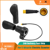 Electric Bike FT-76X Half Twist Throttle Right Handle Throttle E-Bike 76X Half Waterproof/WP Connector for Electric Scooter Part