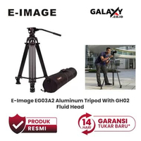 E-Image EG03A2 Aluminum Tripod With GH02 Fluid Head Resmi