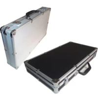 Aluminium Tool Box Portable Tool Box (with Sponge Lining) Instrument Protection Box Handheld Impact 