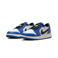 【NIKE 耐吉】Air Jordan 1 Low OG 皇家藍 GS CZ0858-140(AJ1 藍白黑 運動鞋 休閒鞋 大童鞋)