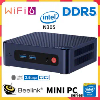 Beelink EQ12 Pro GK Mini S12 12th Gen Intel Core i3 N305 N95 N100 J4125 Mini PC Desktop WIFI6 DDR5 BT Computer