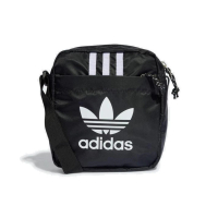 【adidas 愛迪達】側背包 斜背包 小包 運動包 AC FESTIVAL BAG 黑白 IT7600 2053