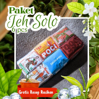 PAKET RACIKAN TEH SOLO 6 Varian Premium - Teh Poci, Dandang Biru, Nyapu, Sintren, 999 dan Gopek - Mi