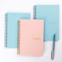 2024 Weekly Planner A5 Spiral Binder Notebook 52 Weeks Agenda Schedule organizer diary Journal Stati