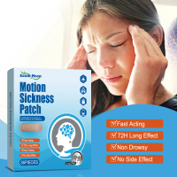 South Moon Motion Sickness Patch Herbal Plaster Relief Dizziness Nausea for Travel Medicine Stickers