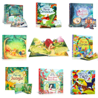 Usborne POP UP book Dinosaur cinderella English 3D Flap reading books หนังสือเด็กภาษาอังกฤษ หนังสืออ