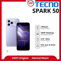 Hp Tecno Spark 50 Ram 6GB Internal 128GB Garansi Resmi Purple